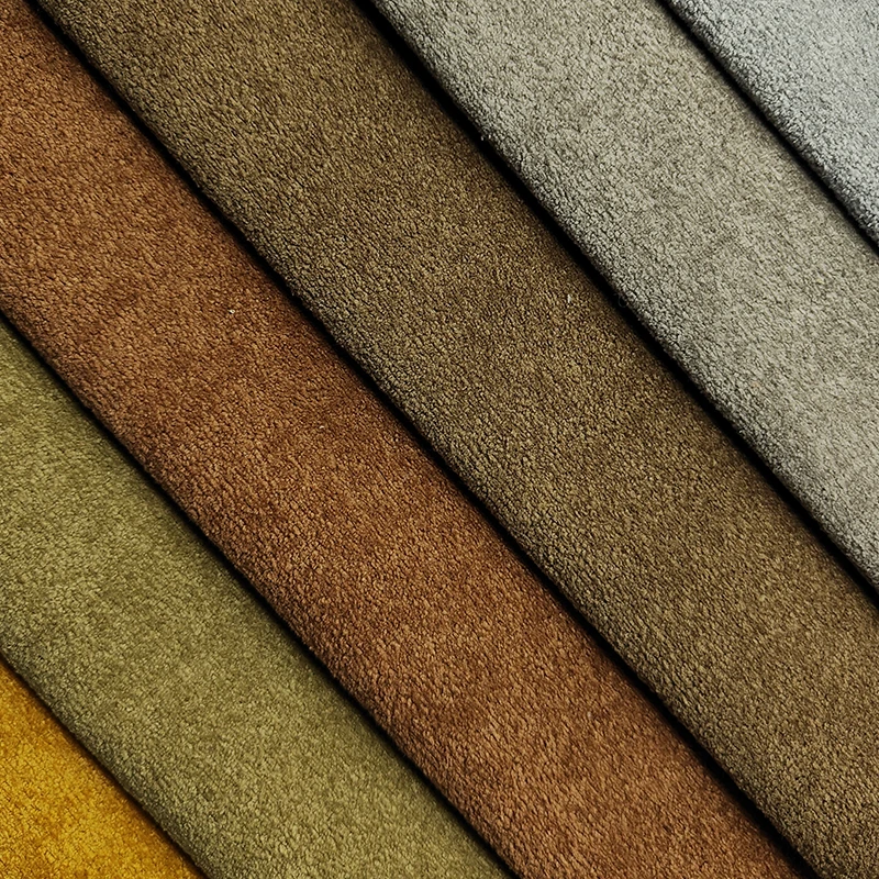 2024 new design velvet fabric for sofa China manufacturer wholesale cheap fabric Micro Soft Fabric Upholstery Home Textile