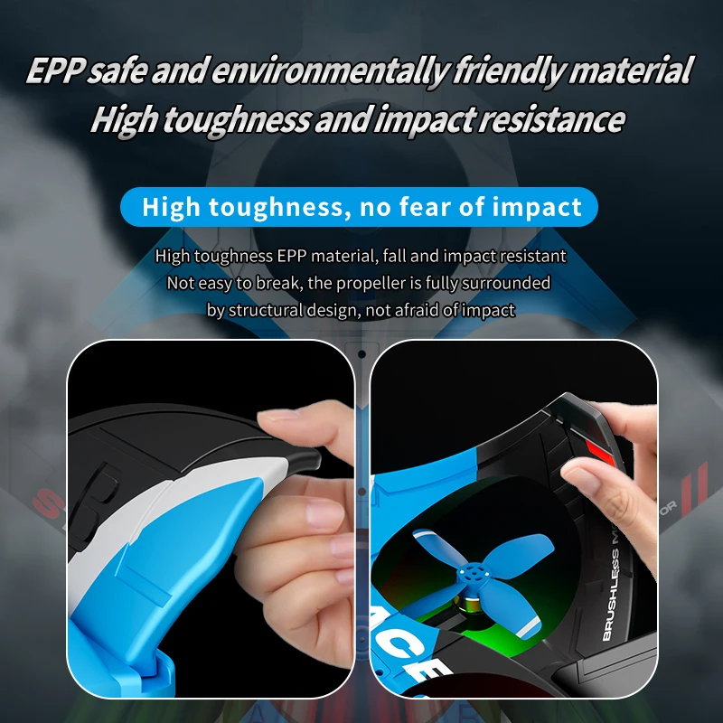 Foam toys dual camera glider brush motor aerial photography cool light remote control aircraft drop resistant drone