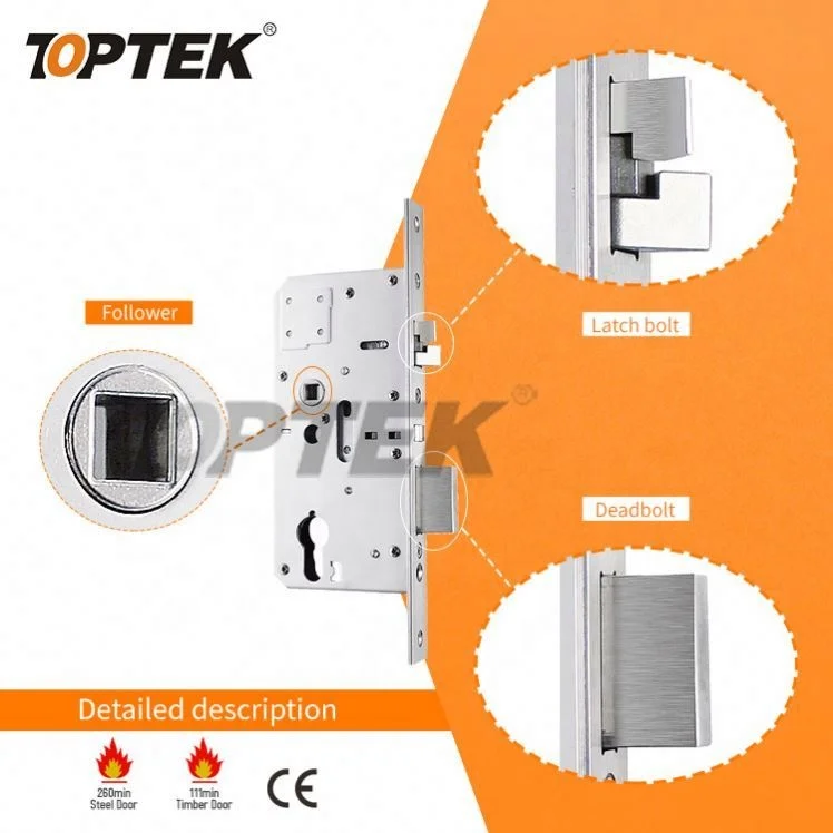 Hot Sale Spain Style distance 55MM 72 MM security mortise door lock