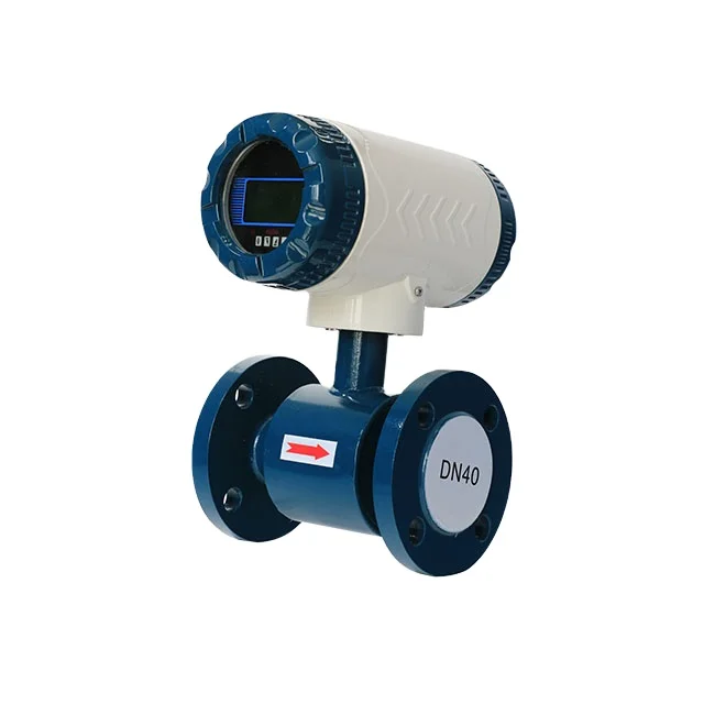 magnetic flow meter sewage industry sulfuric acid hydrochloric electromagnetic flow meters water