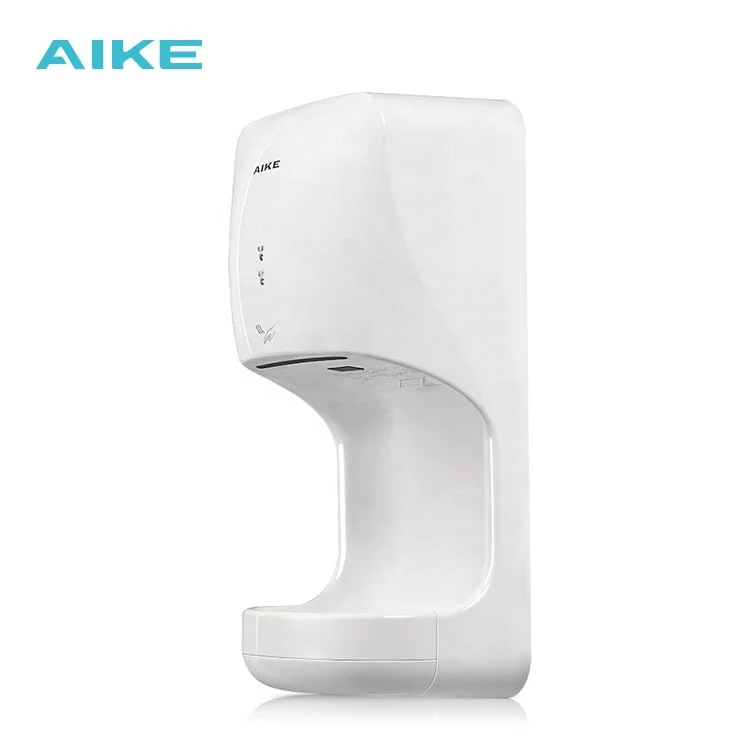  AIKE AK2632 новый дизайн ABS Коммерческая высокоскоростная струйная сушилка для рук с сливным баком