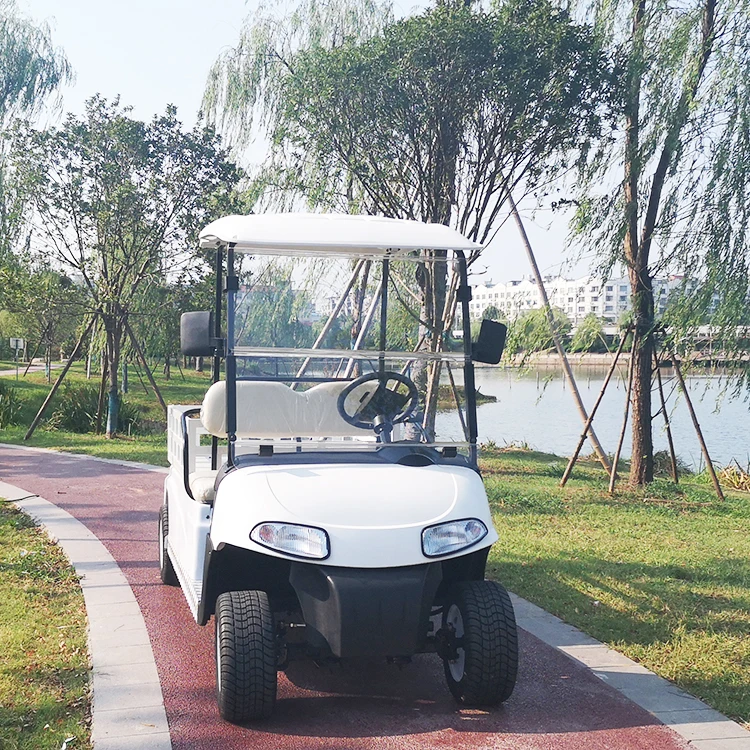 chinese CE 2 seats electric 4 wheel with box customize trunk golf cart/utility vehicle/farm vehicle