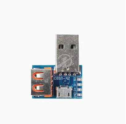Плата адаптера с USB головкой переходник разъемом папа-папа 4P 2 54 мм