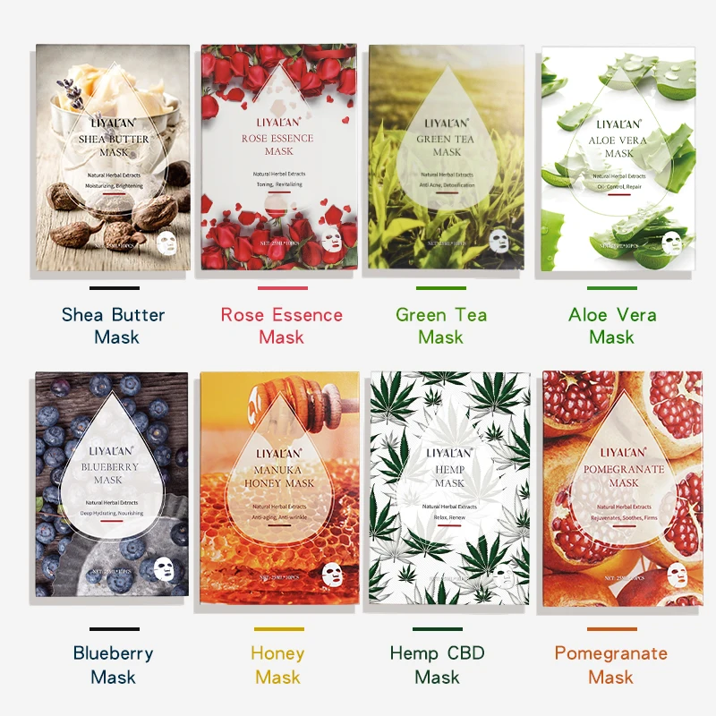 Маска для лица с экстрактом фруктов, увлажняющая отбеливающая Корейская маска для лица