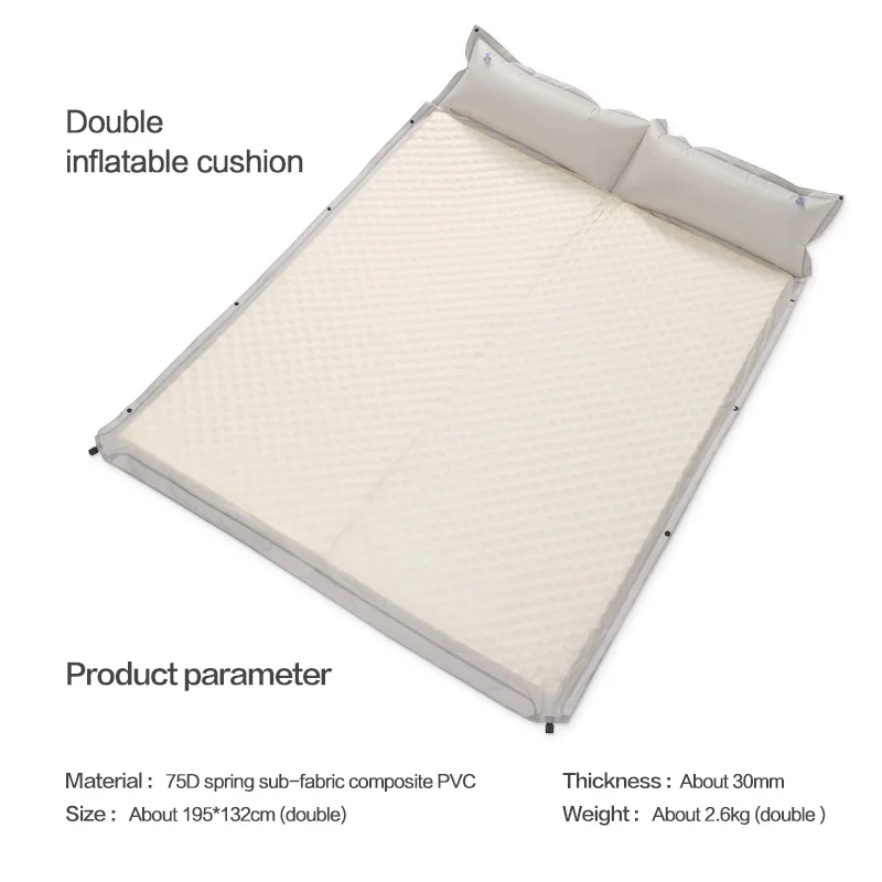 Traveling Hiking Compact Double  Air Mattress Ultralight Backpacking Self-Inflatable Sleeping Pad for Camping