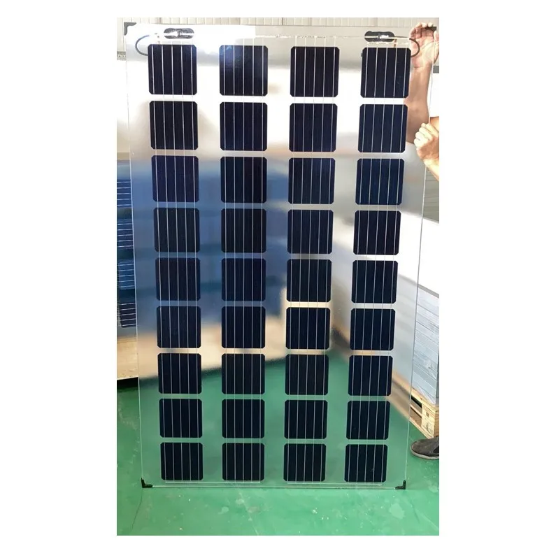 OEM design BIPV solar panels double glass bifacial solar panel for greenhouse