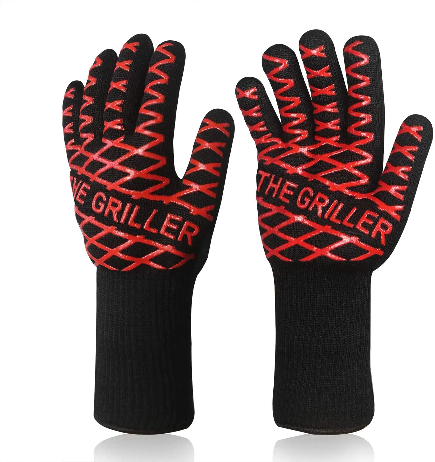 
Silicone Kitchen Oven Mitt fireproof Heat Resistant Grill Cooking Baking oven BBQ Gloves 