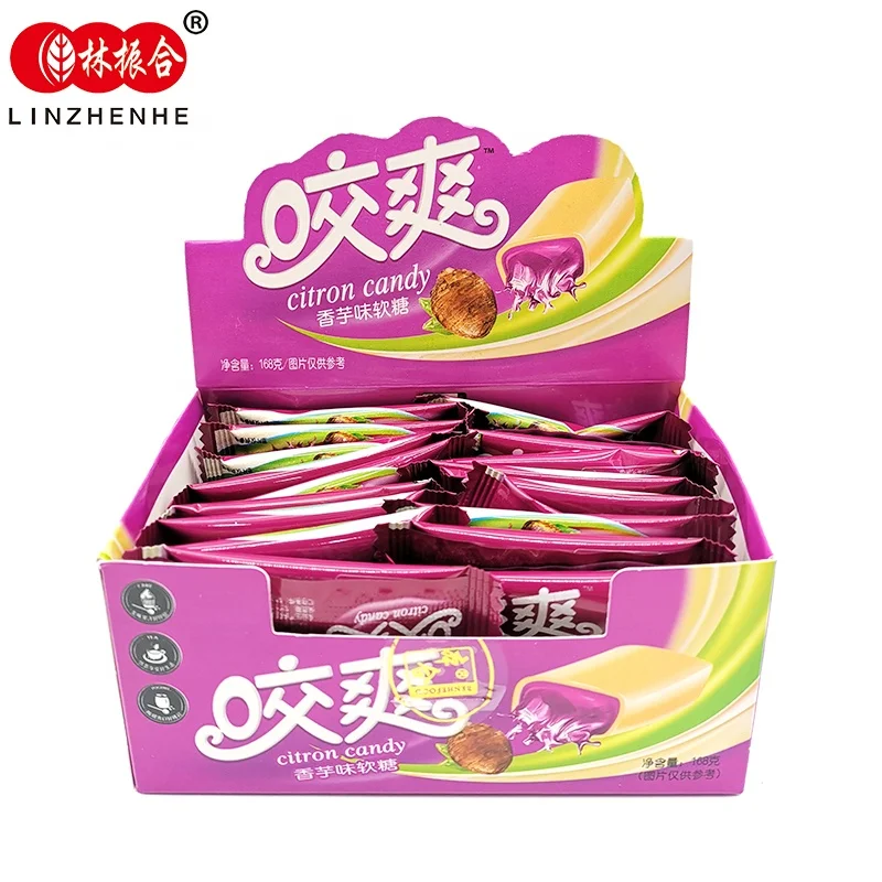 Chocolate Milk Powder Fruit Flavors Taffy Toffee Candy