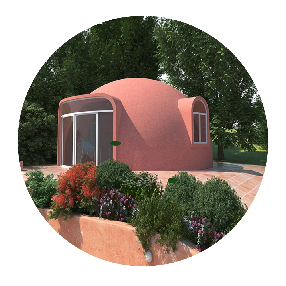 Curved French Window for New Building Star Dome Tourism HomeStay Functional Room with Green House Supply