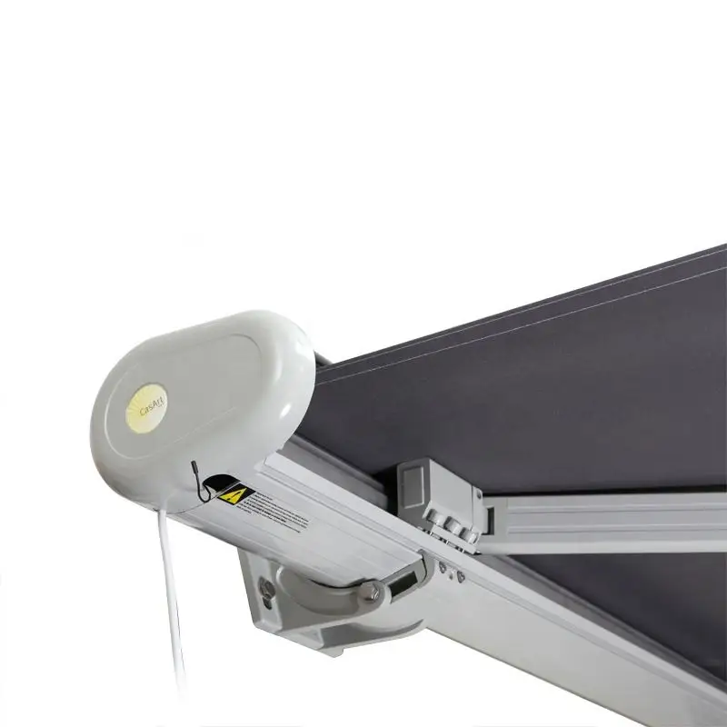New Style Luxury Wall Mounted Sunhine Blocked Outdoor Electric Retractable Full Cassette Aluminum Awning