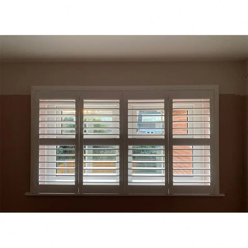 Alucasa Home Interior Venetian Window Plantation Shutters with Blinds
