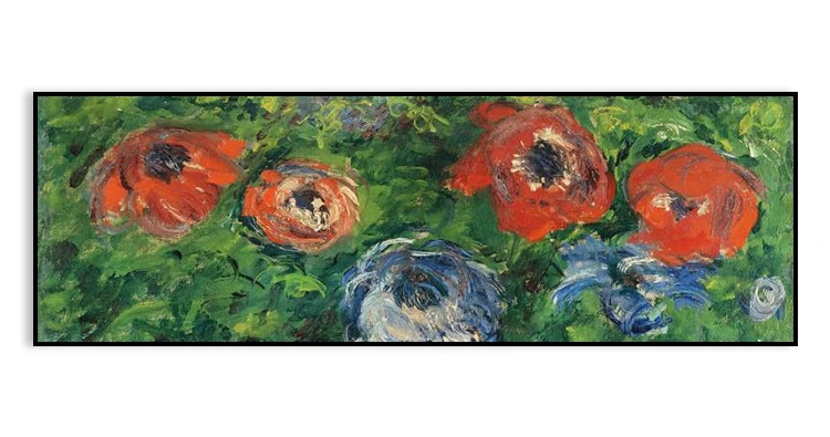 Famous Handmade Oil Painting Flowers Impressionist Claude Monet On Canvas