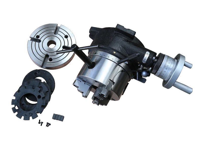 Horizontal vertical super dividing head CS-8/F3-8