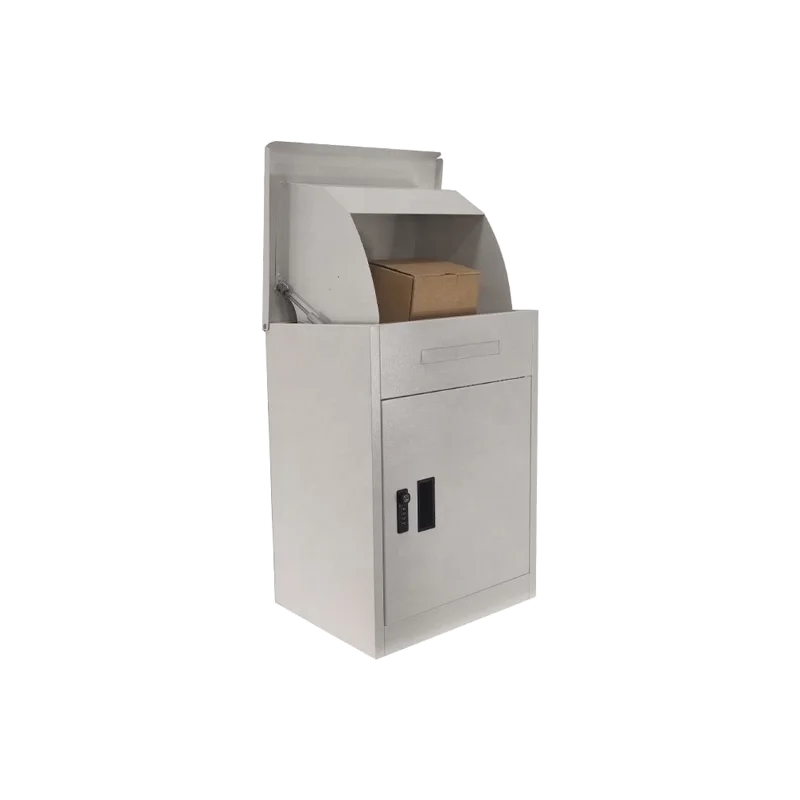 Logo Size Custom Wall Mounted Mailboxes Safe Postbox Metal Keter Parcel Drop Box With Letter Slot