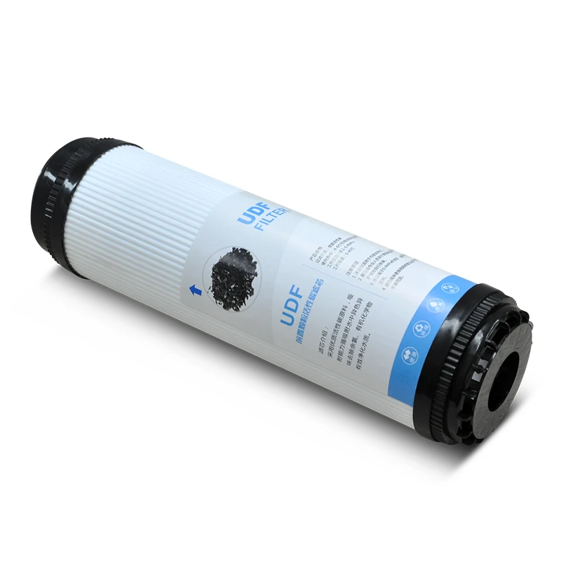 10 Inch UDF Block Charcoal Active Filtro GAC Granular Activated Carbon Filter Cartridge