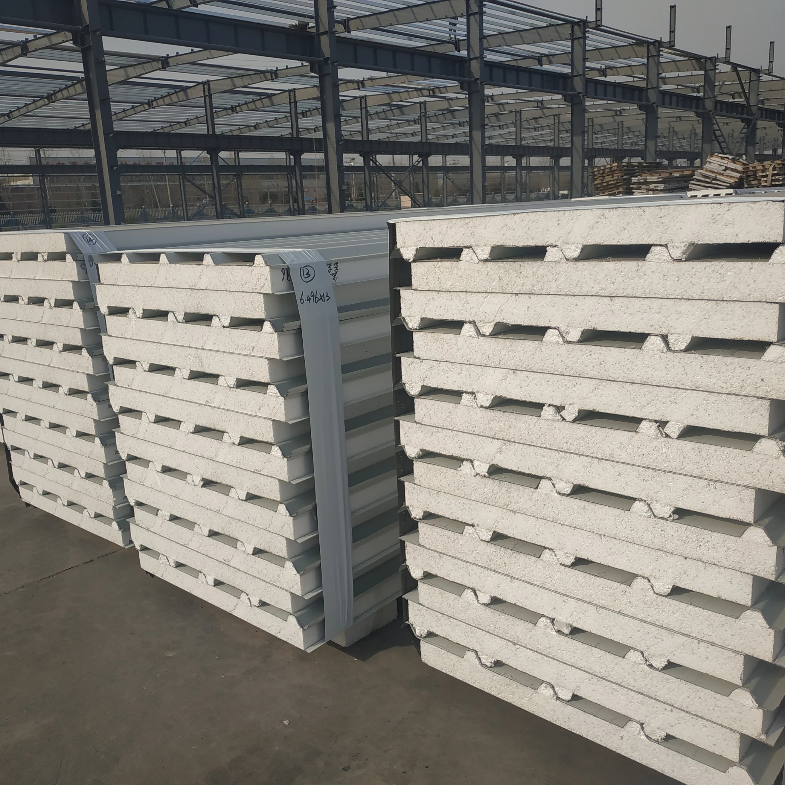 cheapest energy-saving concrete eps / styrofoam / expanded polystyrene sandwich panel/sip panel construction for wall and roof