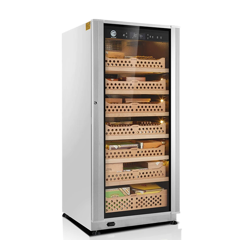 
large 2000 Cigars Humidor cabinets electronic With Cedar Wood 