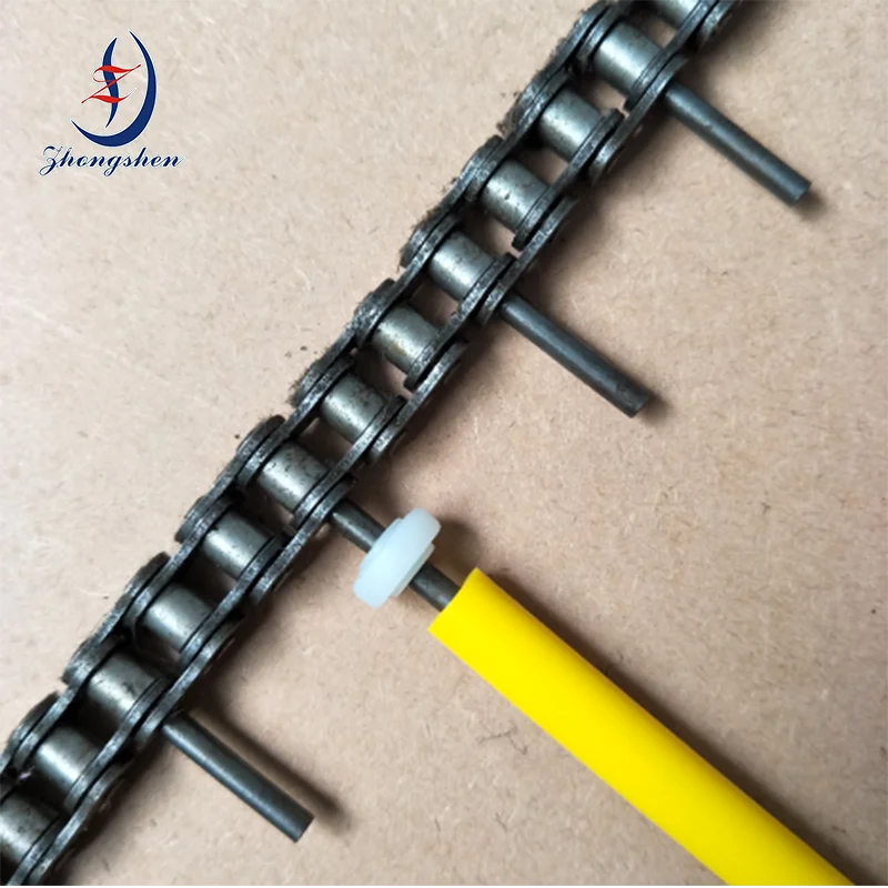 Poultry Chicken Farm Egg Collection Conveyor System Spare Parts 08B Pin Chain For Chicken Cage