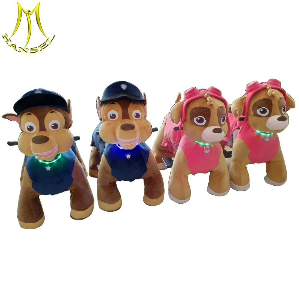 Hansel  battery plush unicorn ride on anima moving horse toys for kids