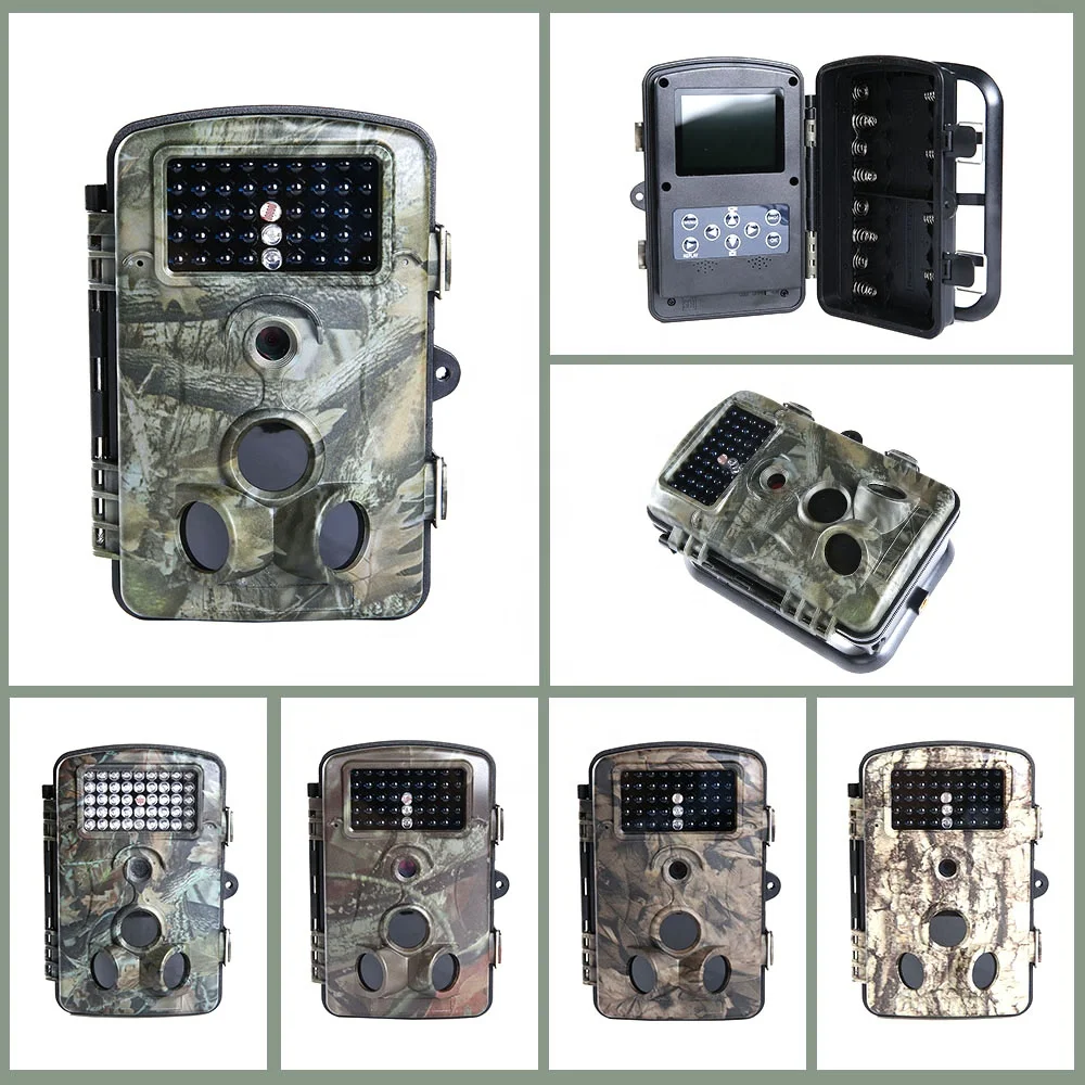 Trail Camera 120 Degree Wide Angle Detection Game Hunting Camera 12MP 1080P Wildlife Camera for Wildlife Farm and Home Security