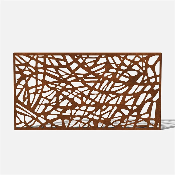 Decorative Outdoor Divider Single Panel corten steel screens and room dividers corten steel decoration screens and fence