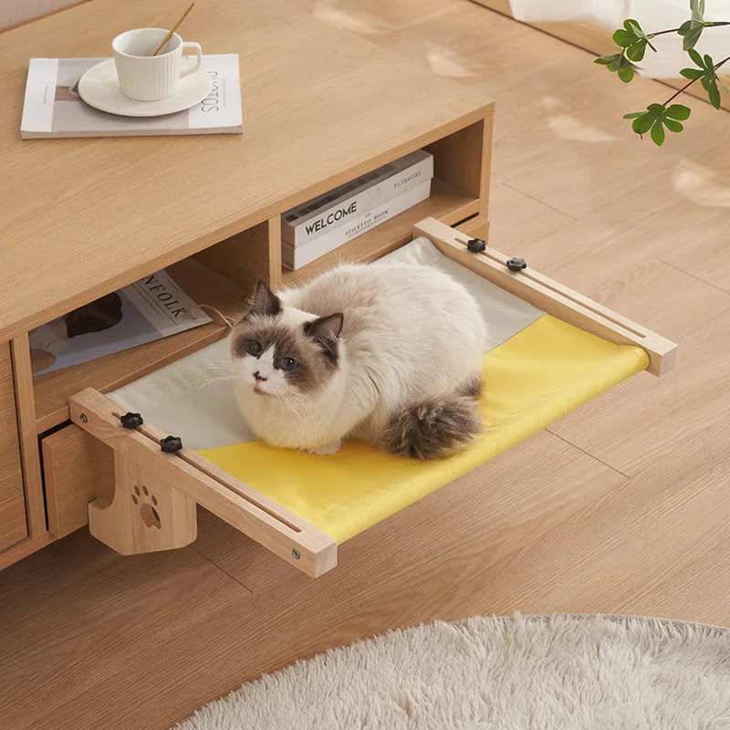 Cat House Window Perch Winter Mat Easy Washable Fabric Hammock Hanging Bed for Pet Seat Nest Bearing Cushion Shelf Sleep Seat