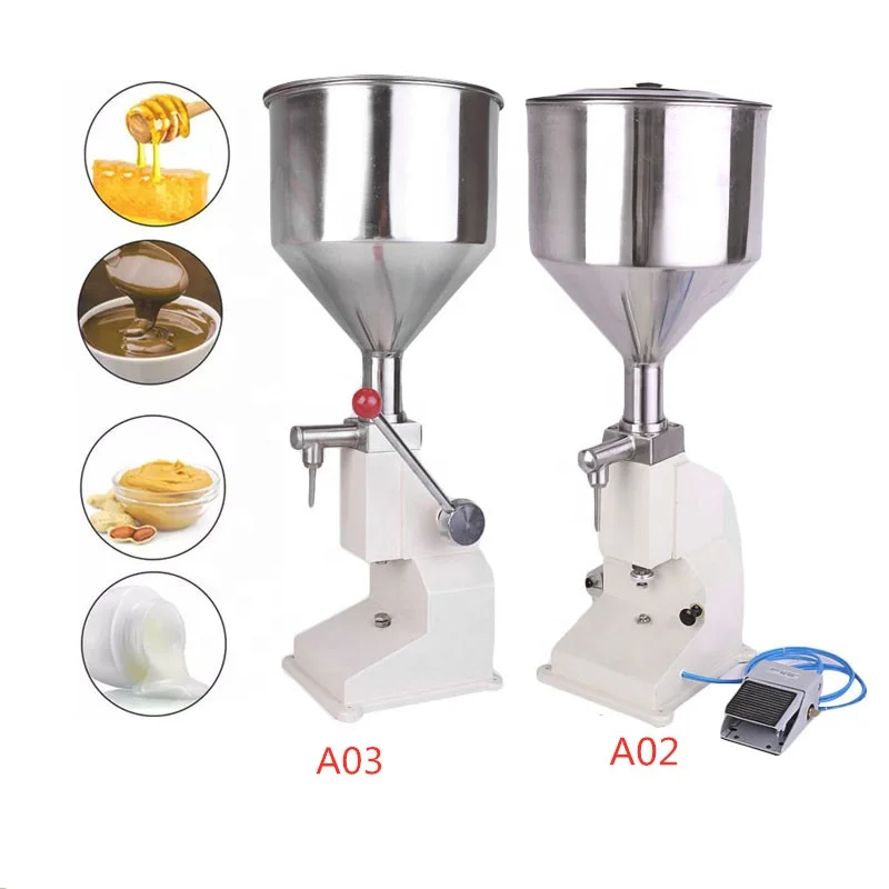 A02 Pneumatic Filling Machine, Quantitative Filling For Liquid, Oil, Ointment, Toothpaste, Honey Cosmetics