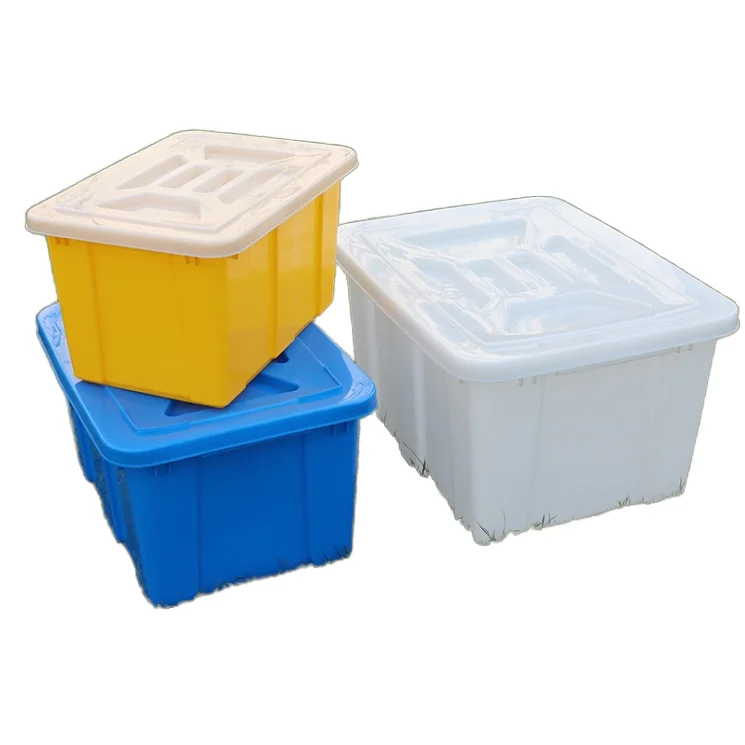 Wholesale Large 200L HDPE Solid Turnover Box Long full size plastic storage boxes
