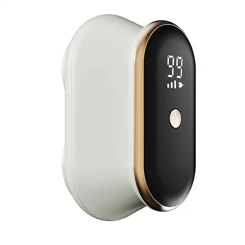 Fabric Shaver Electric Portable Lint Remover Clothes Dual-6-Leaf Blades LED Screen Power Wireless Dual Head Sweater Fuzz Remover