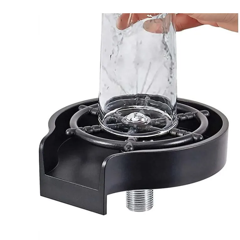 Hot Selling High Pressure Bar Sink Automatic Glass Cup Bottle Washer Wash Cup Tool Glass Rinser Cup Washing Machine