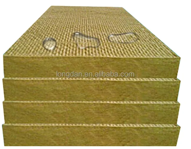 High Quality 1200*600*50mm Density 150kg/m3 Water Resistant Insulation Rock wool Board with CE Certificate