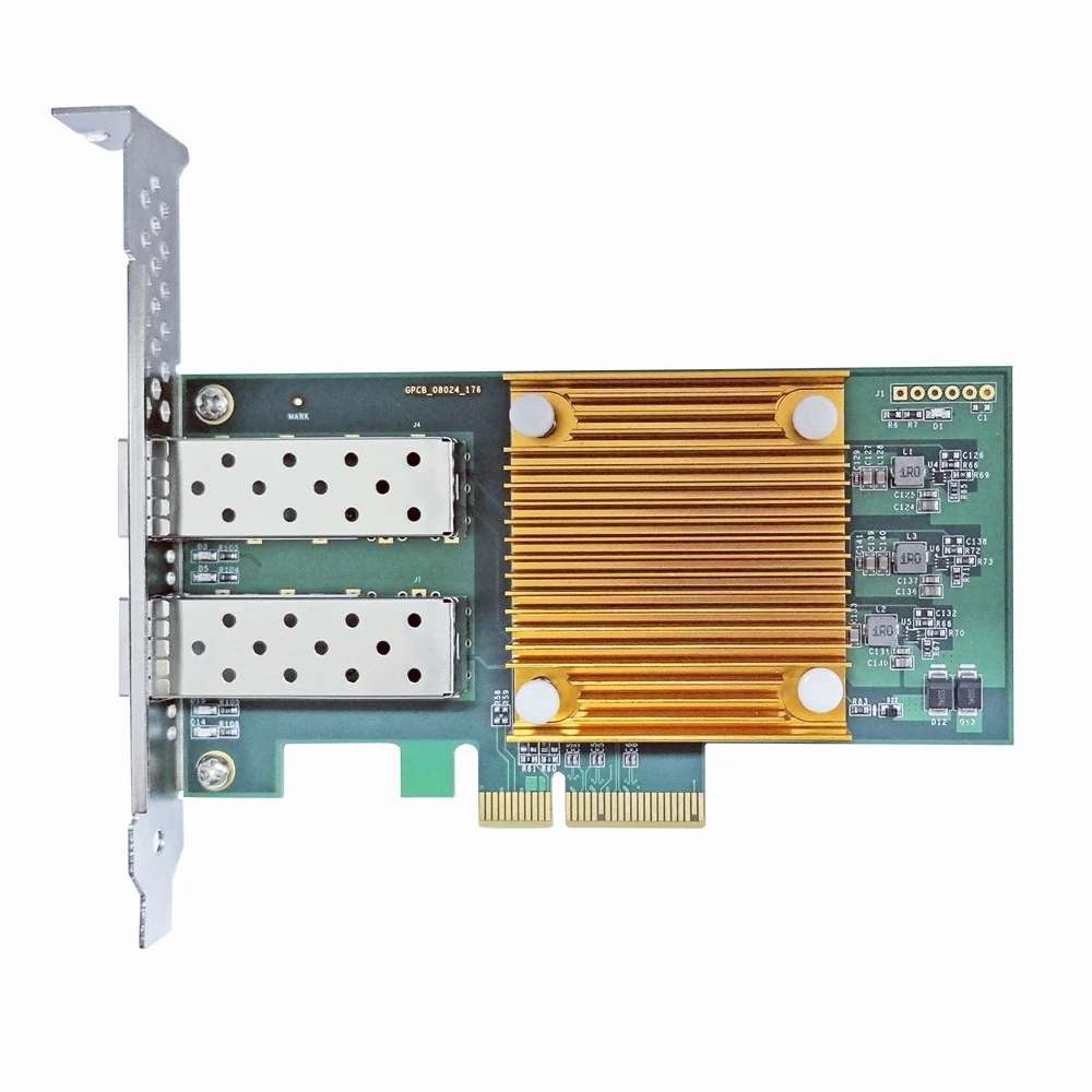 SFP IEEE Gigabit Dual Optical Port Server Adapter FF-902E-V3.5 with G350AM2 chip developed by GRT