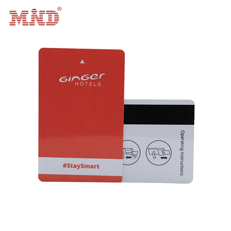 High quality iso standard size pvc blank card with magnetic stripe