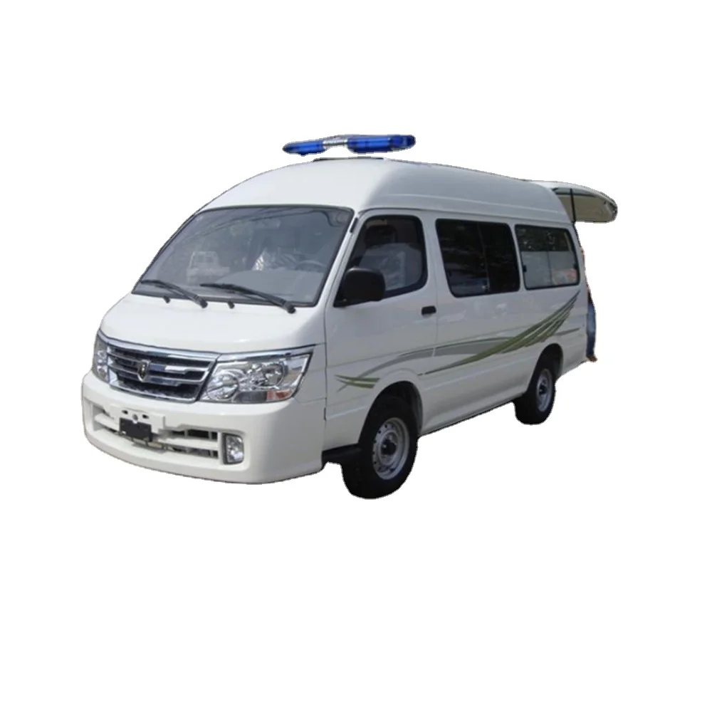 China factory sale brand new Jin Bei 4x2 gasoline ambulance truck with cheap price