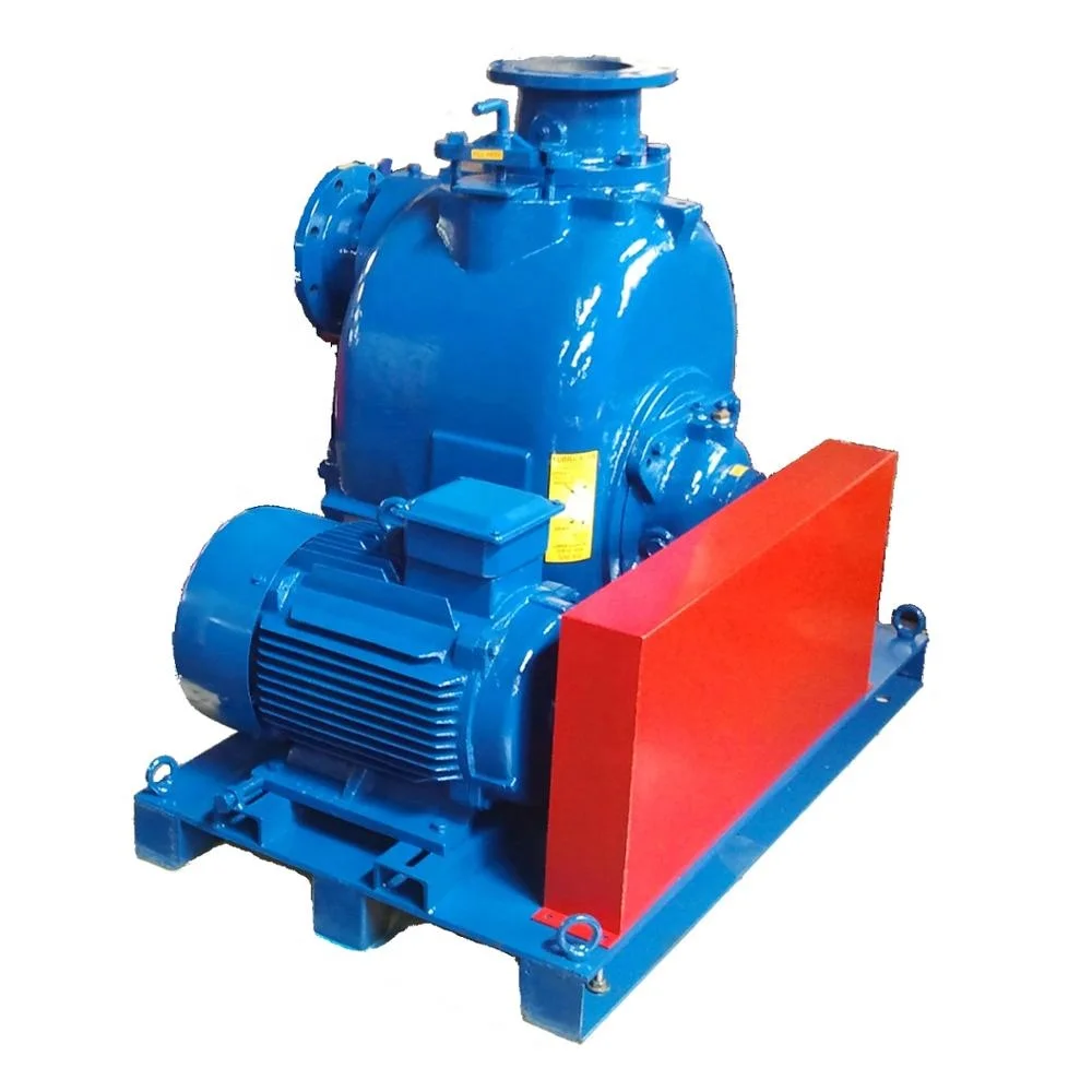 Super T Belt Driven Electric 4inch 6inch 8inch Self Priming Trash Waste Water Pump