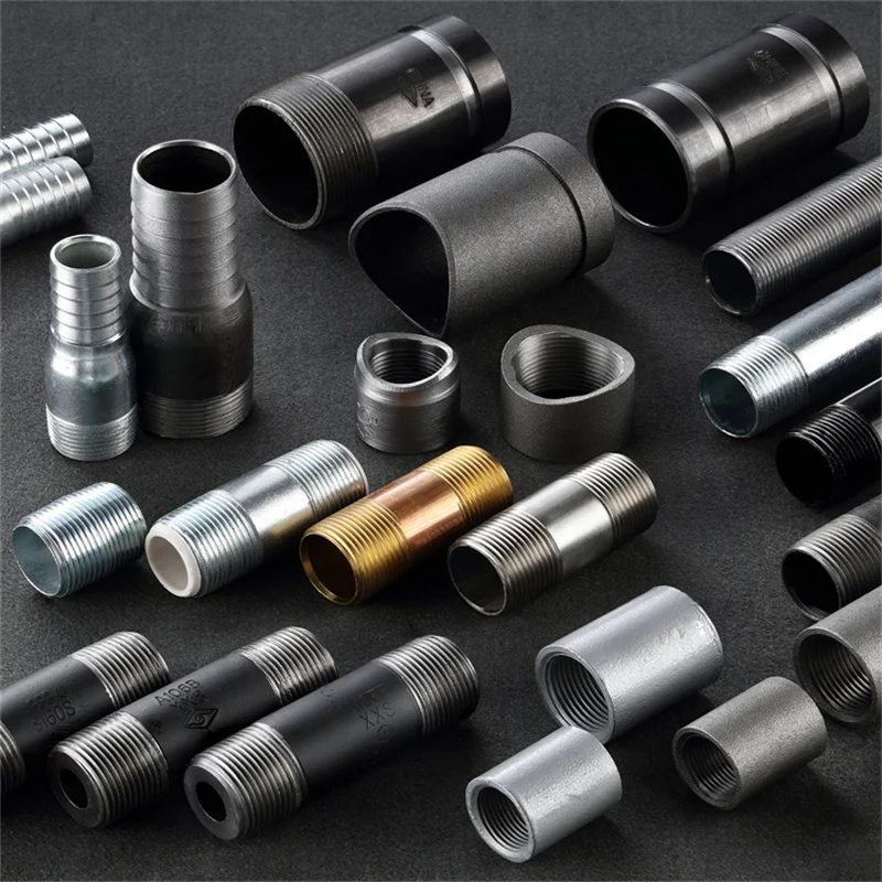 KC Series Steel Forged NPT/BSPT Threaded Hydraulic Hose Nipples Fitting/stainless steel iron insert thread pipe fittings