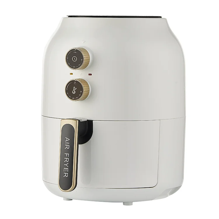 Custom kitchen cooker white color 3.5l capacity stainless steel liner oven fried chicken air deep fryer
