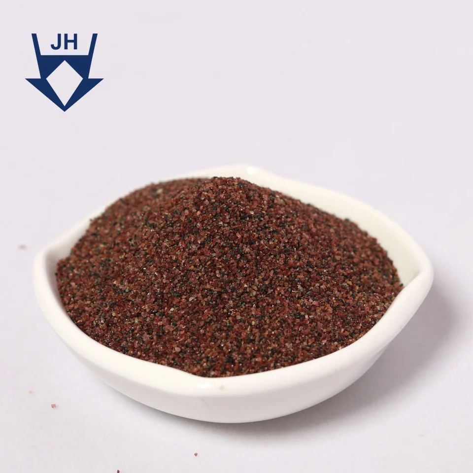 ISO 9001 Certification Sand Blasting Garnet Abrasive Powder 20/40
