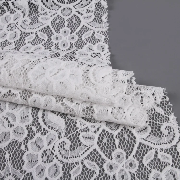new design textile soft nylon french lace fabric for bridal dress