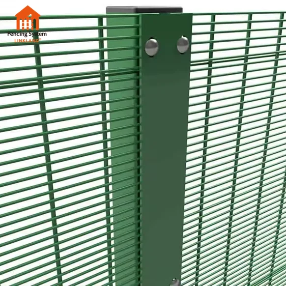 Cheap high quality metal barbed wire mesh ECO FRIENDLY anti climb 358 security fence for railway station