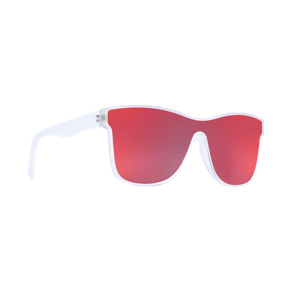 Fashion Clear  frame color blenders matte rubber  finish polarized lens Tr 90 sports sunglasses