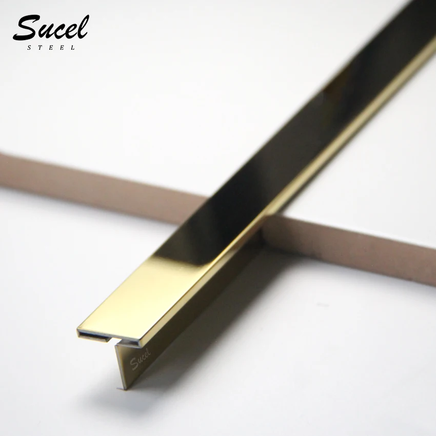 Sucel стальная Цветная декоративная 304 316 Форма T из нержавеющей стали обрезная полоса Ss угловая плитка отделка труб