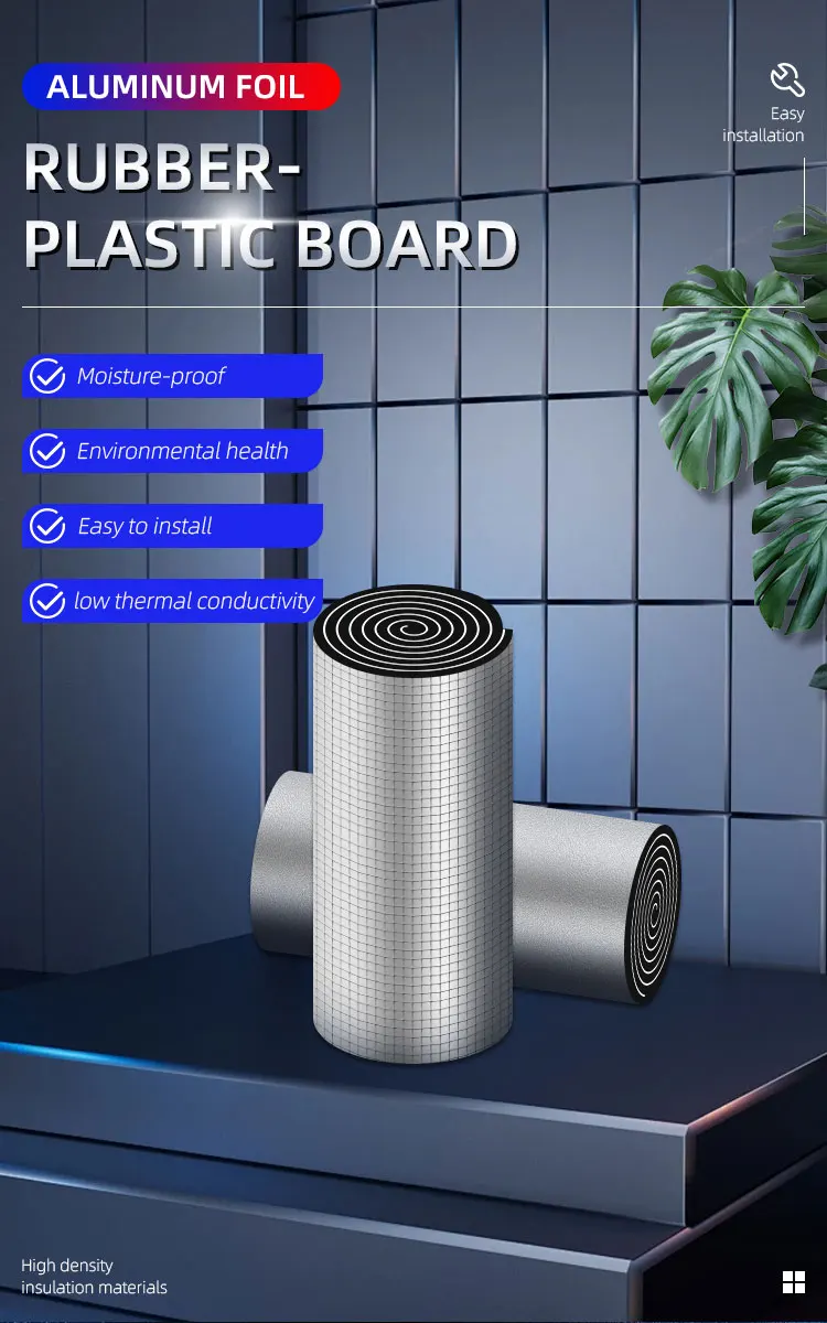 10mm nitrile rubber insulation sheet nbr production line insulation sheet with aluminum foil sheet