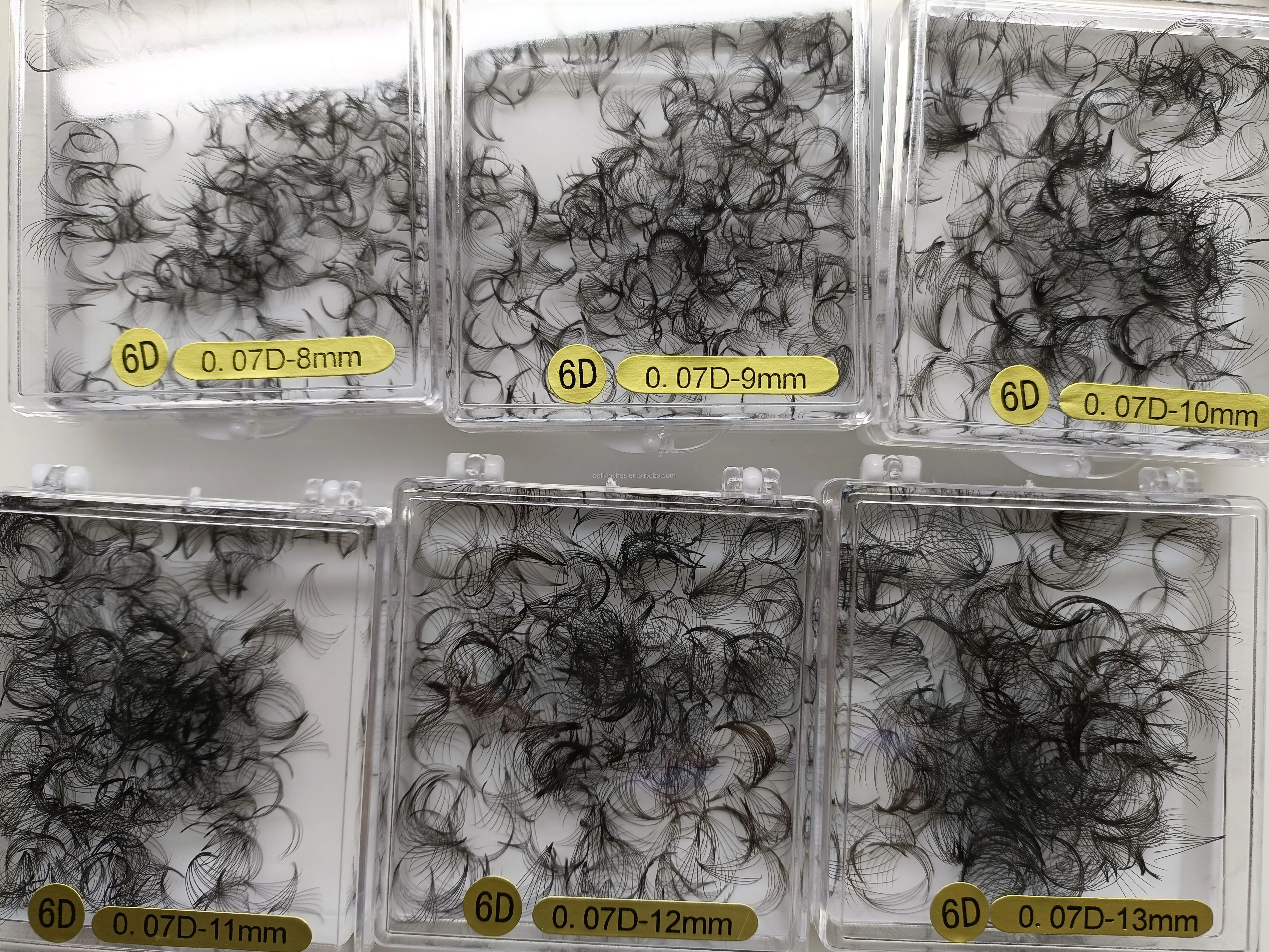 BY pre madefan loosefan0.03/0.05/0.07Eyelash dealer  soft lash trays focus lashes custom lash tray create your own brand kitlash