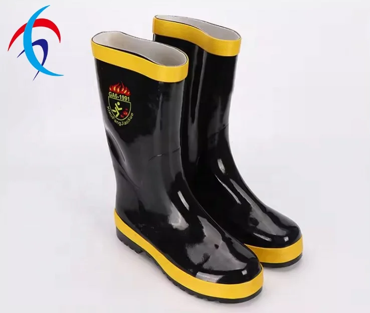Manufacturer Quality Working  Rubber Fire Fighting Boot