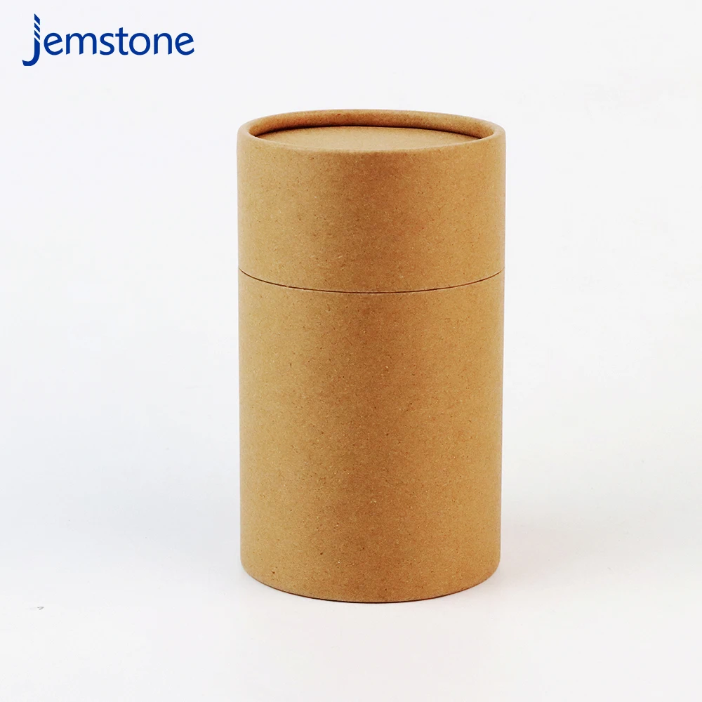 Biodegradable Kraft Paper Tube Cylinder Round Cardboard Paper Tube for Cosmetics Packaging