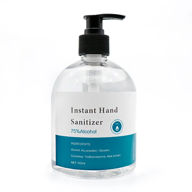 OEM Custom Logo Antibacterial Portable Waterless Instant Antiseptic Alcohol Hand Sanitizer Free Customized OEM Fruit Fragrance