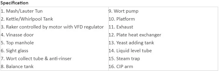 500L beer brew tank beer brewing equipment 500L brewing system