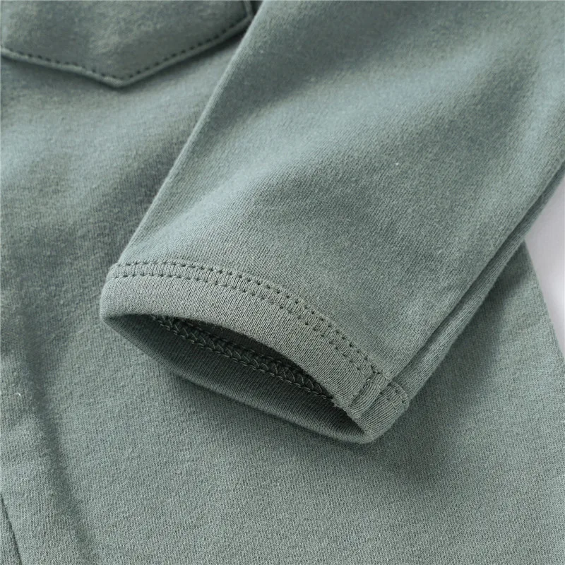 0-12M Fold Over Cuff Organic Cotton Footed Baby Sleepers With Mittens