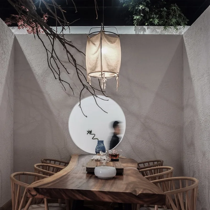 New Japanese Restaurant Simple Teahouse Living Room lighting vintage Decorative pendant lights kitchen